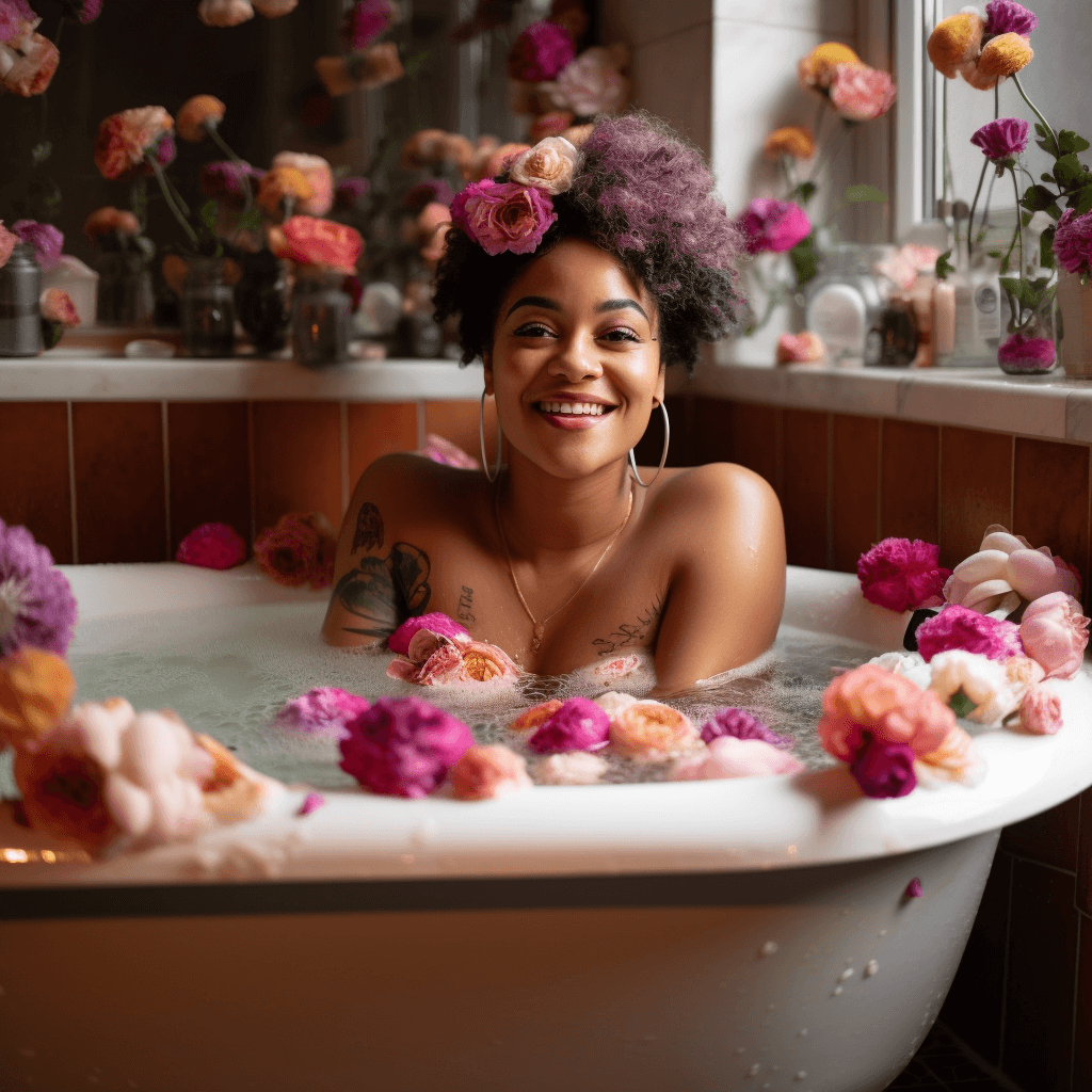 Aromatherapy bath bombs with potato starch