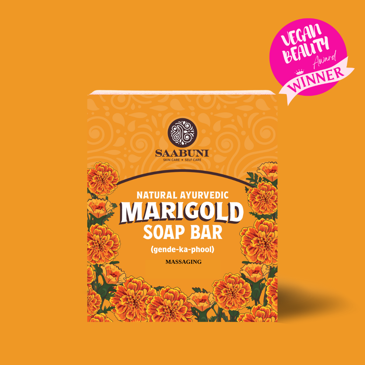 Vegan award winning marigold soap bar