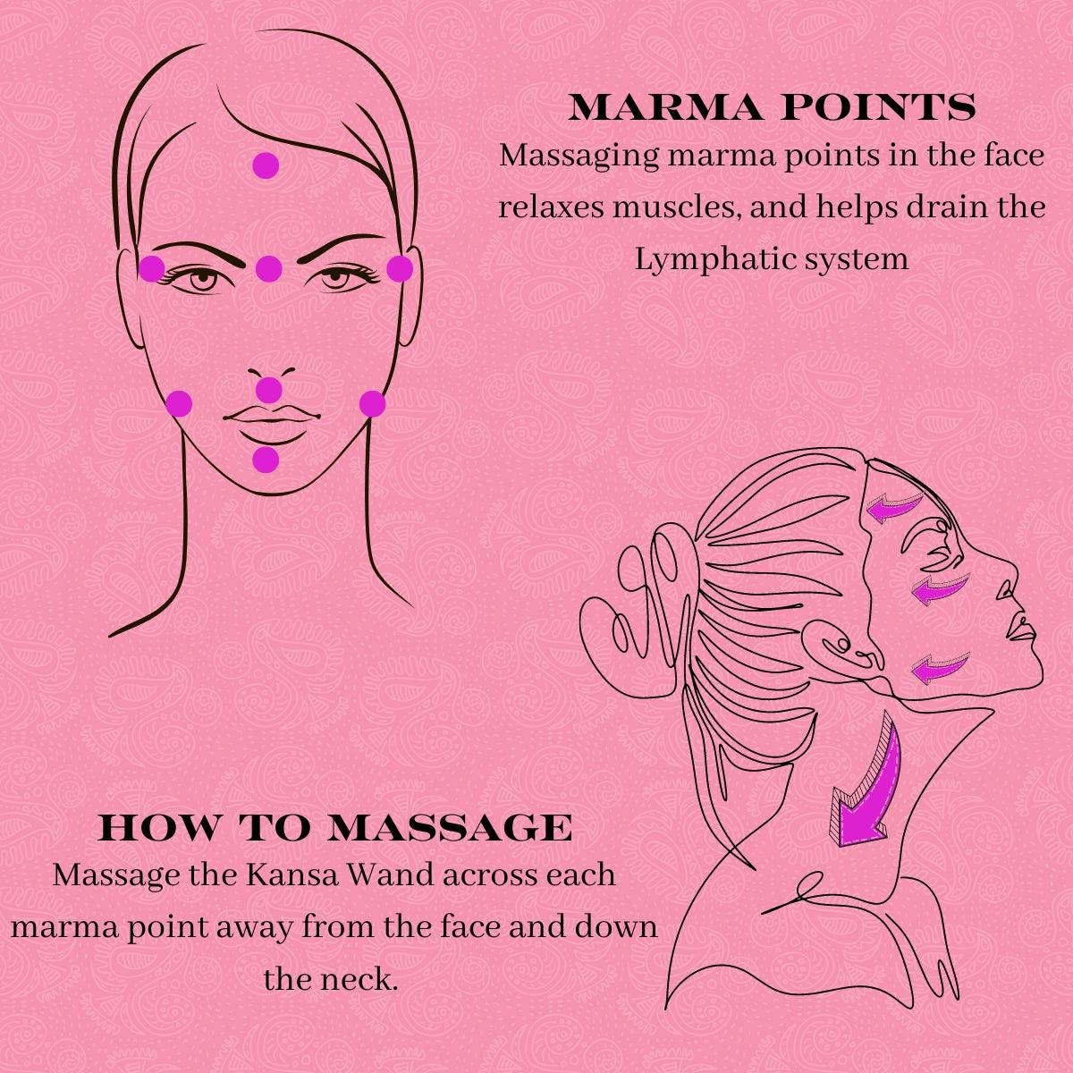 How to use Kansa Wand - Dual Tipped Facial Massage Tool