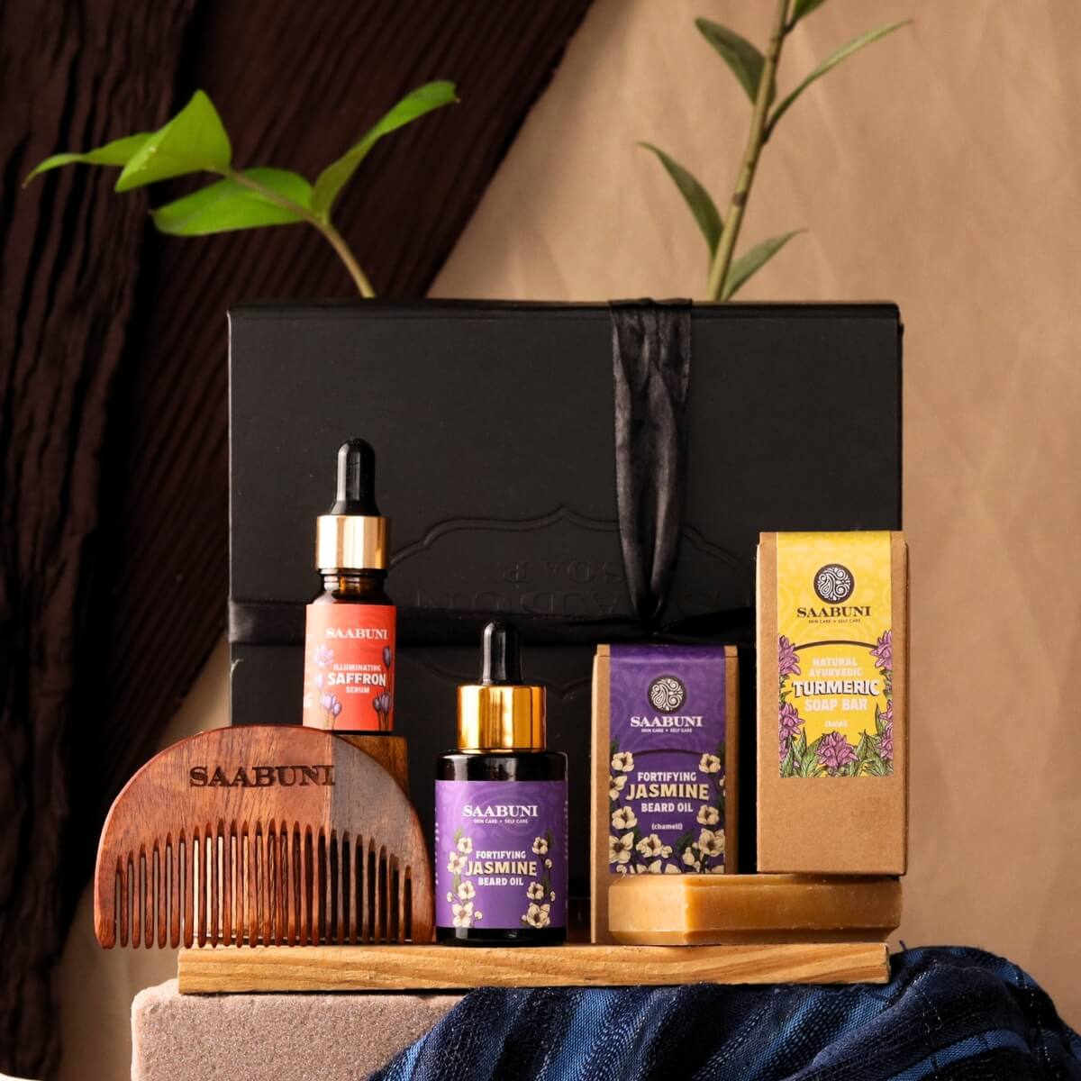 Saabun Soap Men's Grooming Essentials Kit Saabuni