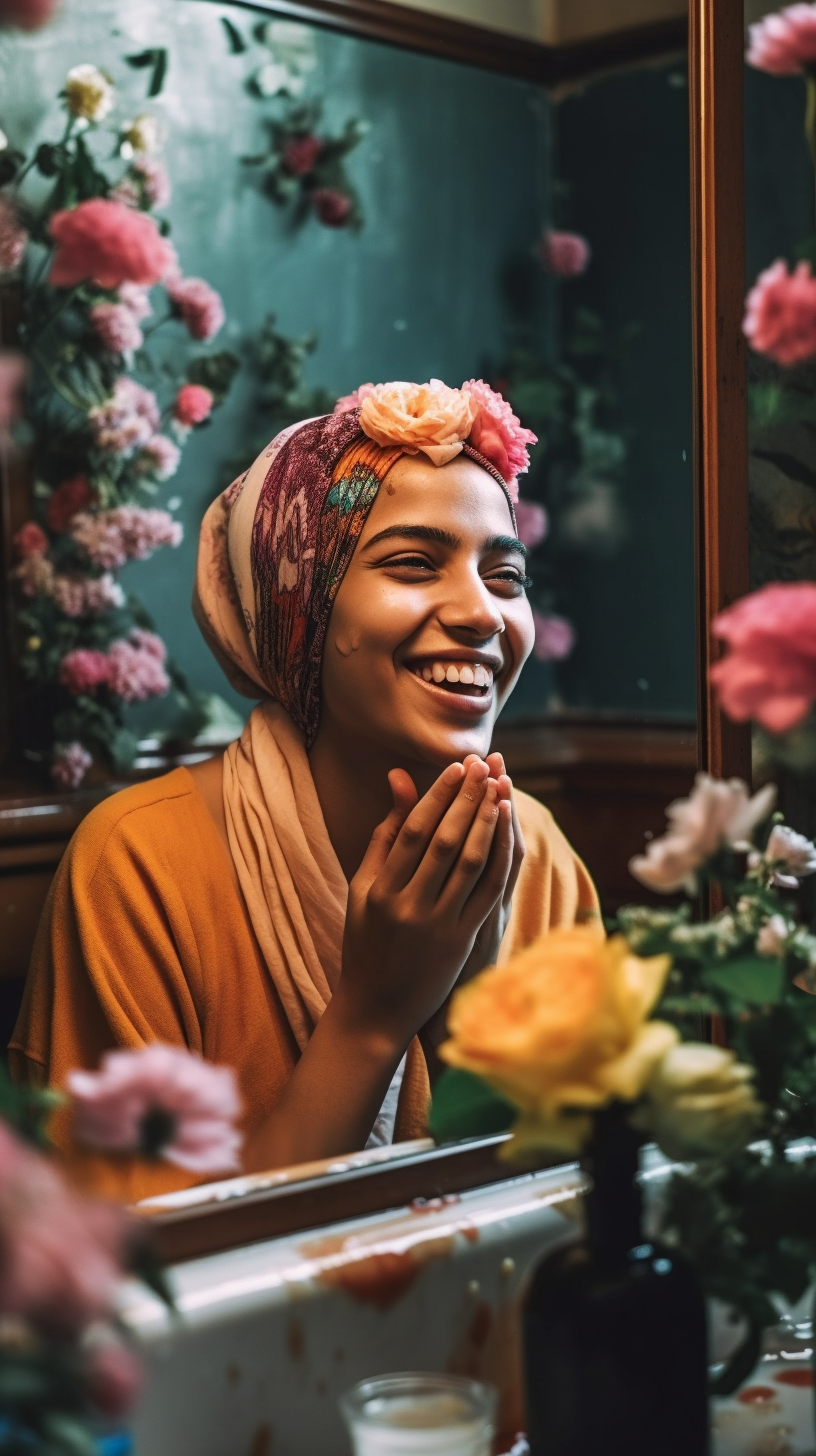 Turmeric with curcumin helps combination skin control oil and dry patches