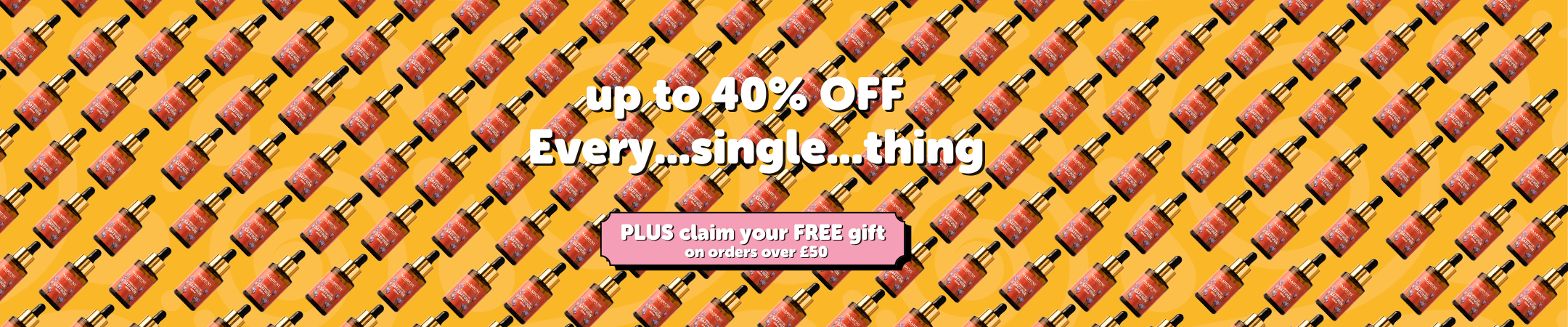 Up to 40% off everything