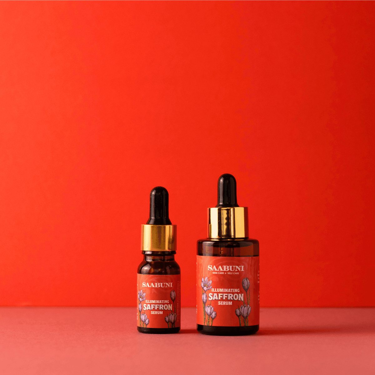 Illuminating Saffron Serum twin