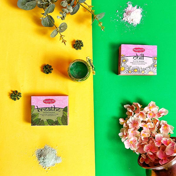 Aromatherapy Bath bombs for the full self care treatment with natural skin care ingredients and essential oils.