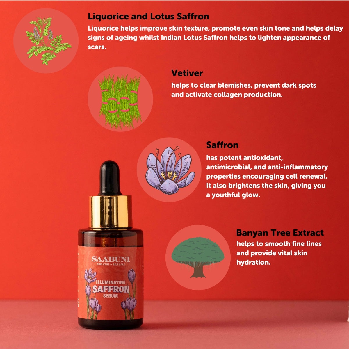 Saabun Soap Illuminating Saffron Serum - 30ml Saabuni