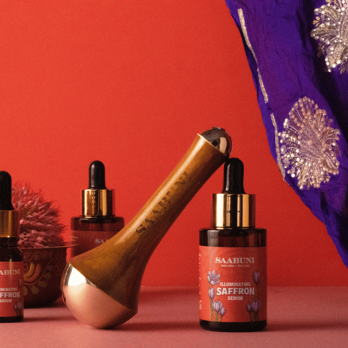 Kansa wand with Saffron serum