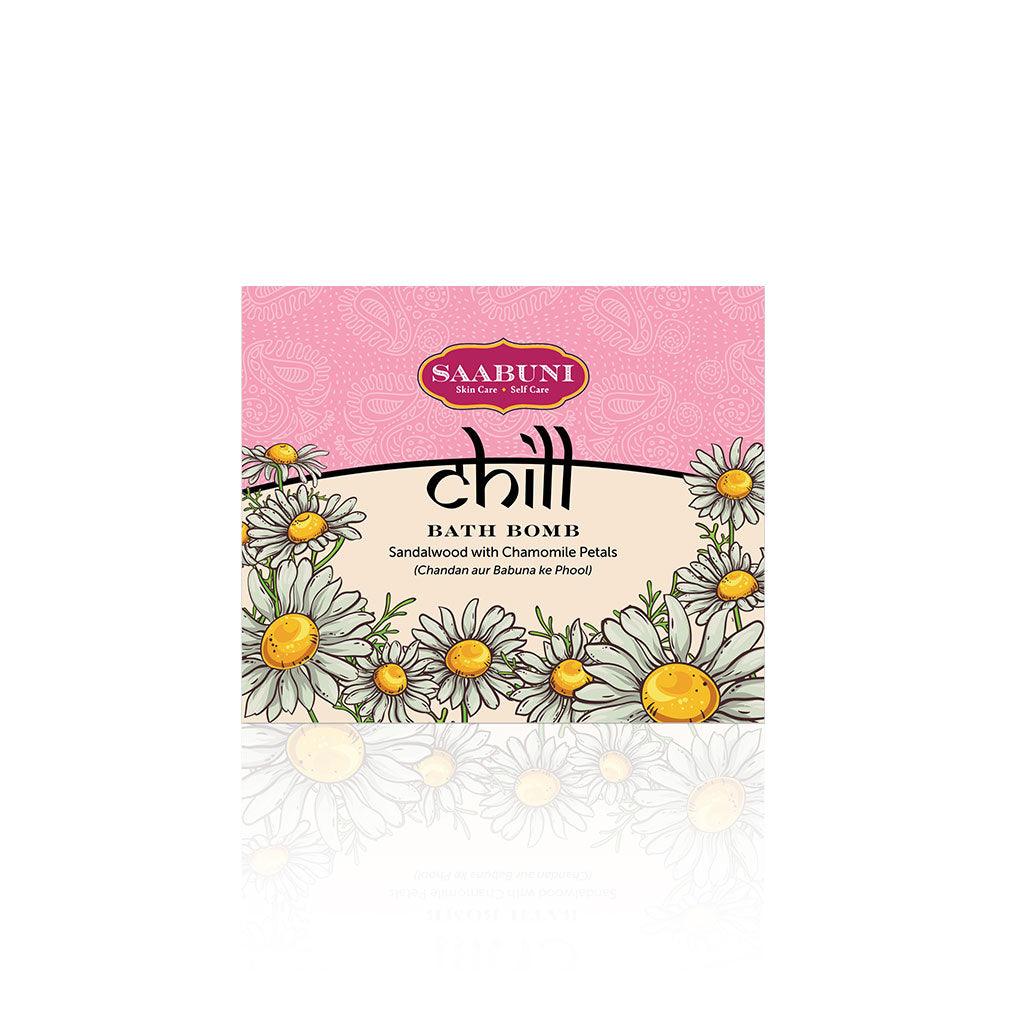 Chill Bath Bomb - Sandalwood with Chamomile Petals