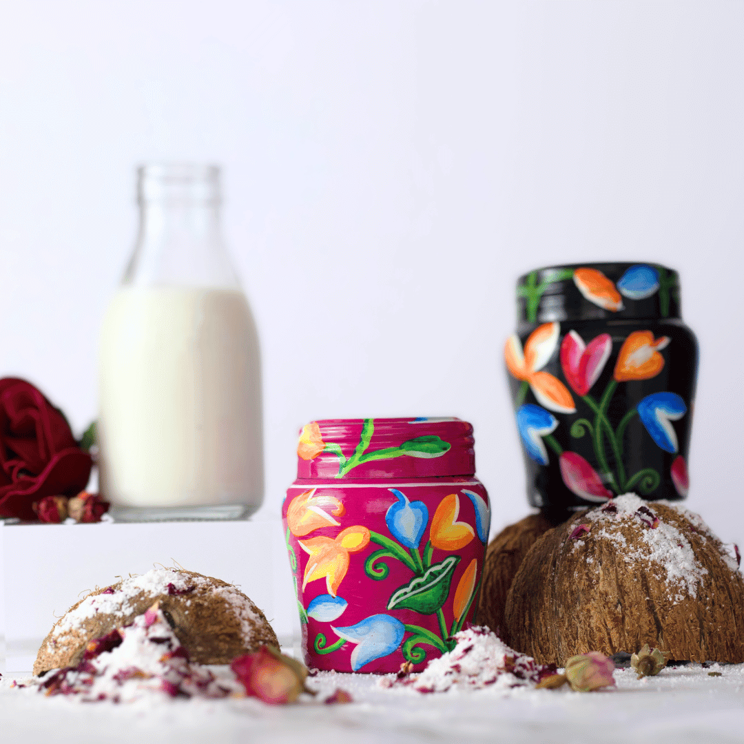 Ayurvedic coconut bath milk