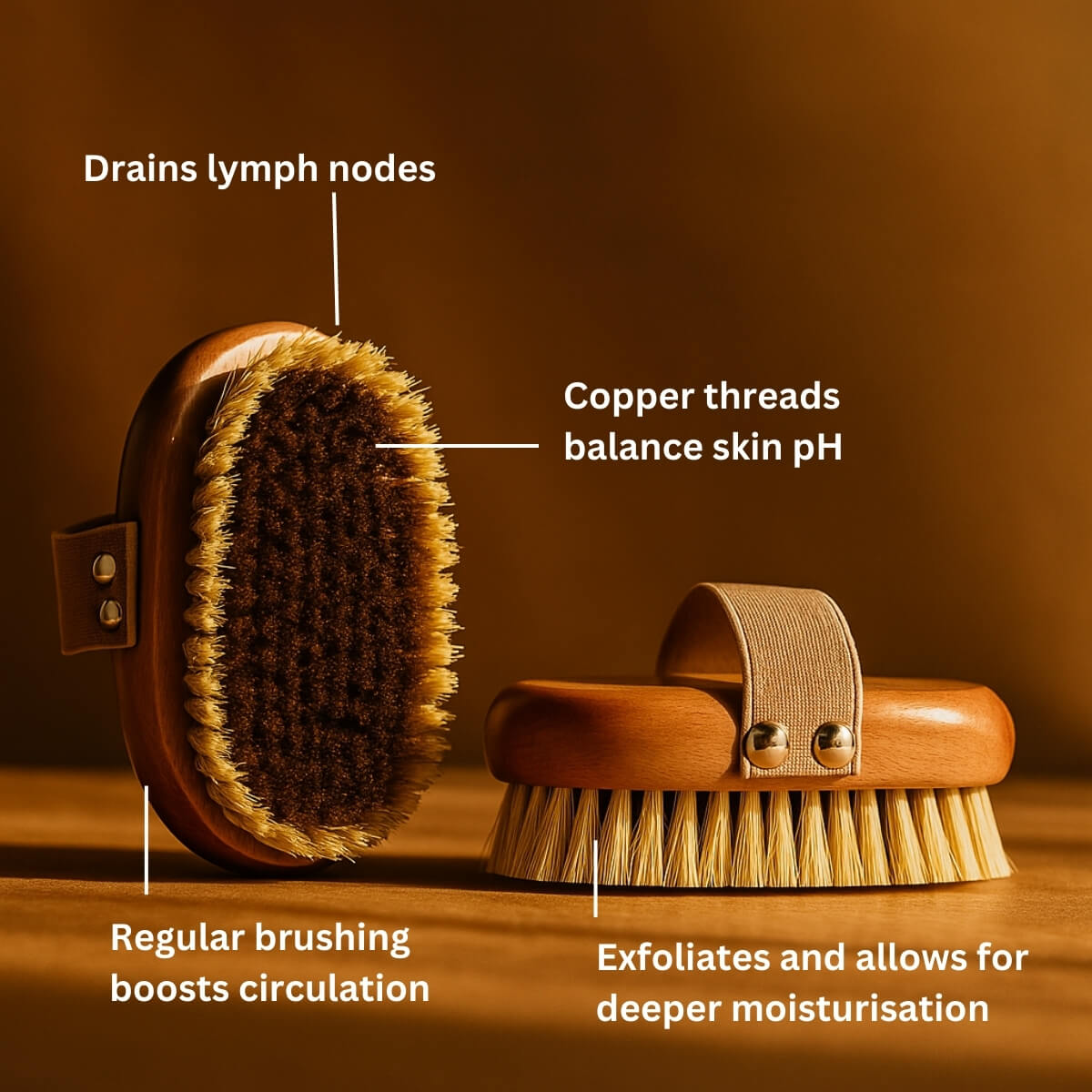Saabun Soap Ionic Copper Body Brush - Sisal Saabuni