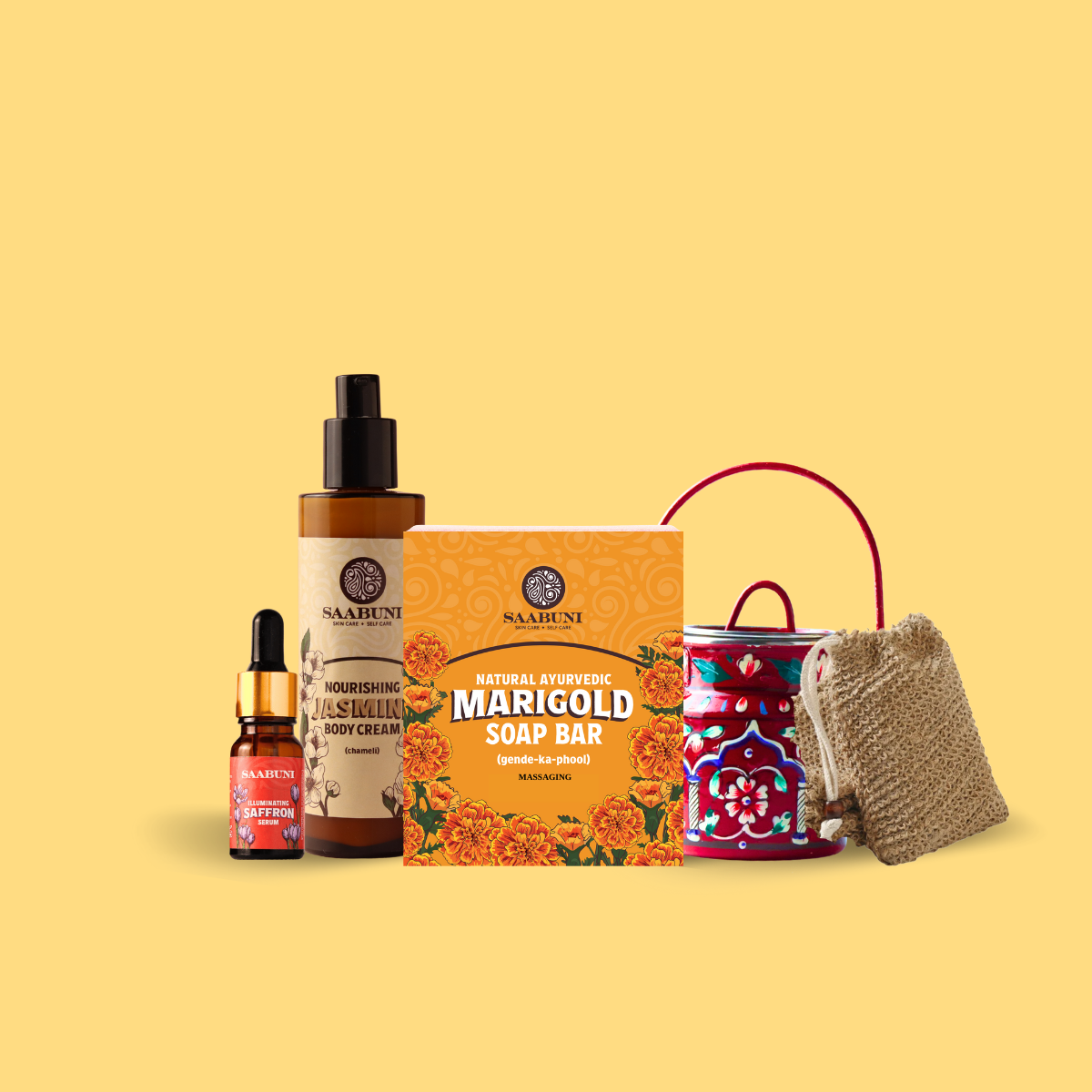 Saabun Soap Balancing & Refining Collection Bundle For Pitta-Kapha (Combination) Dosha Saabuni
