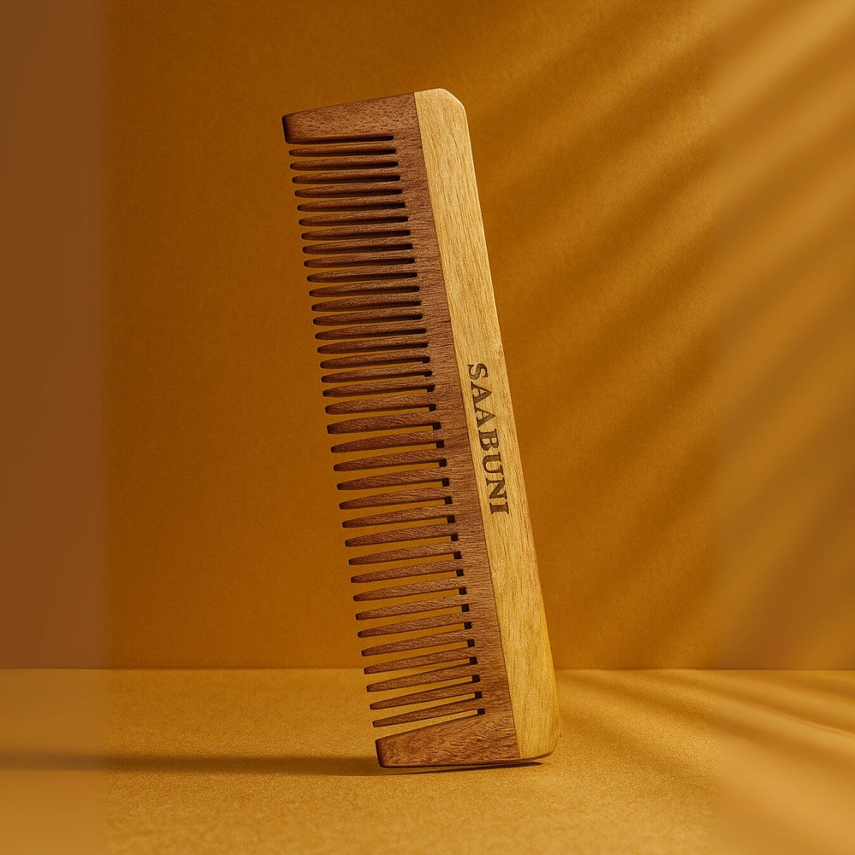 Saabuni Dual-Tooth Ayurvedic Neem Comb Saabuni