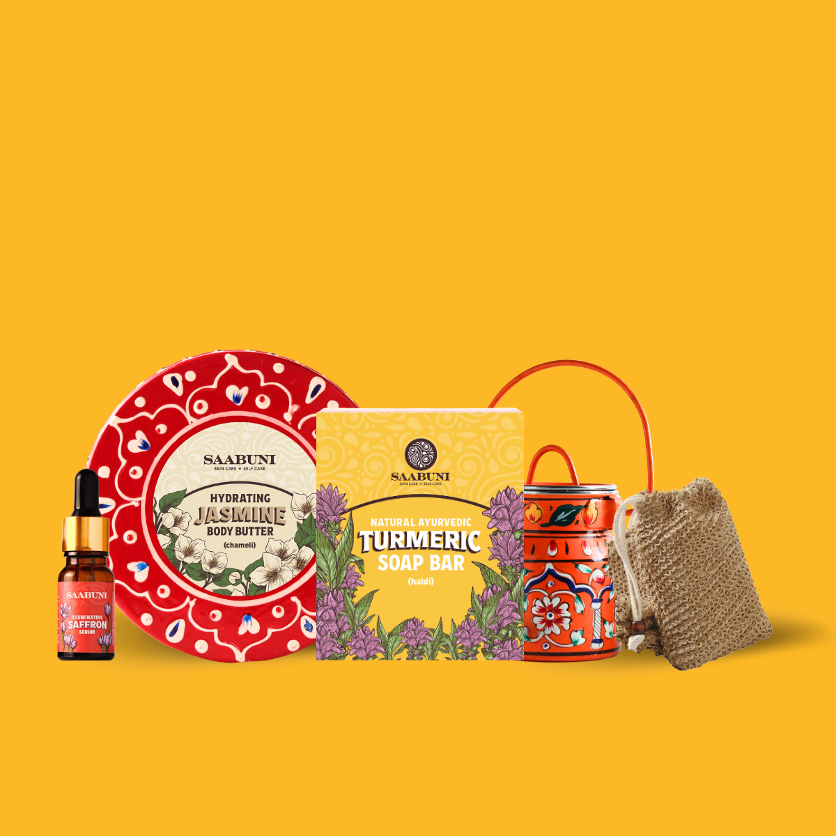 Saabun Soap Hydration & Glow Collection Bundle - For Vata (Dry) Dosha Saabuni