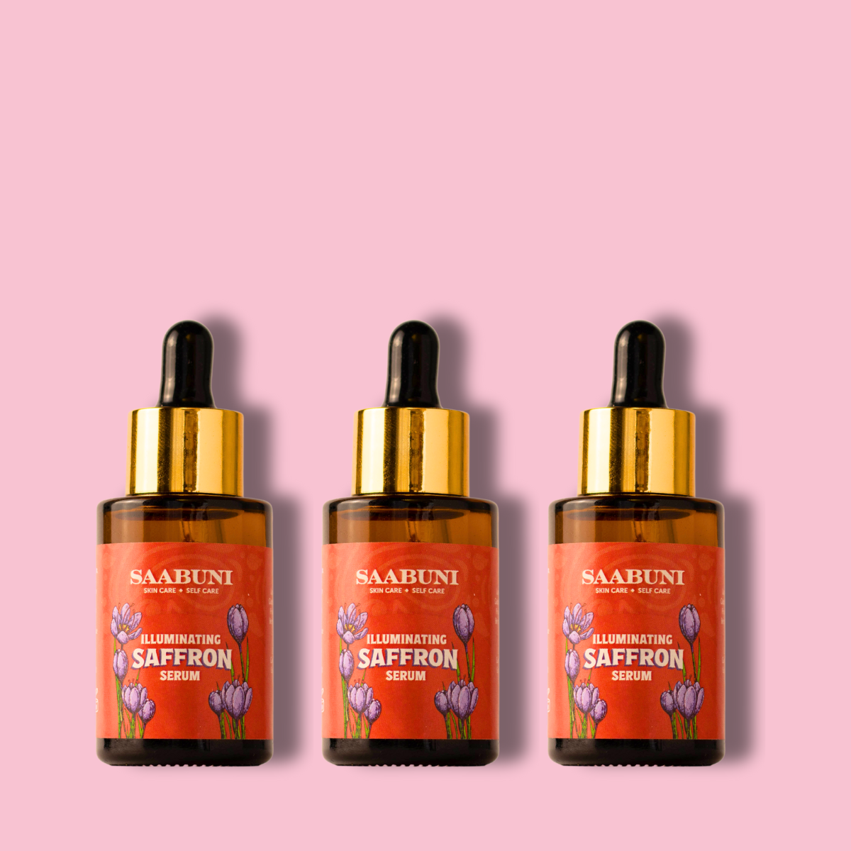 Illuminating Saffron Serum Triple Pack Bundle