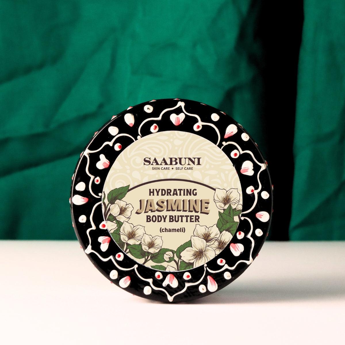 Saabun Soap Jasmine Body Butter Enriched With Jojoba Oil - 100g Saabuni