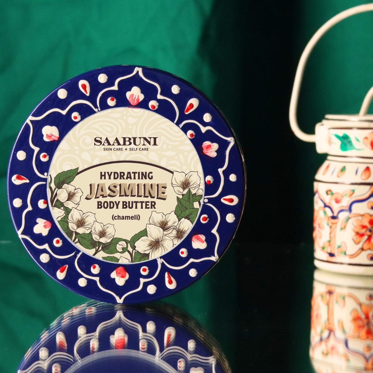 Saabun Soap Jasmine Body Butter Enriched With Jojoba Oil - 100g Saabuni