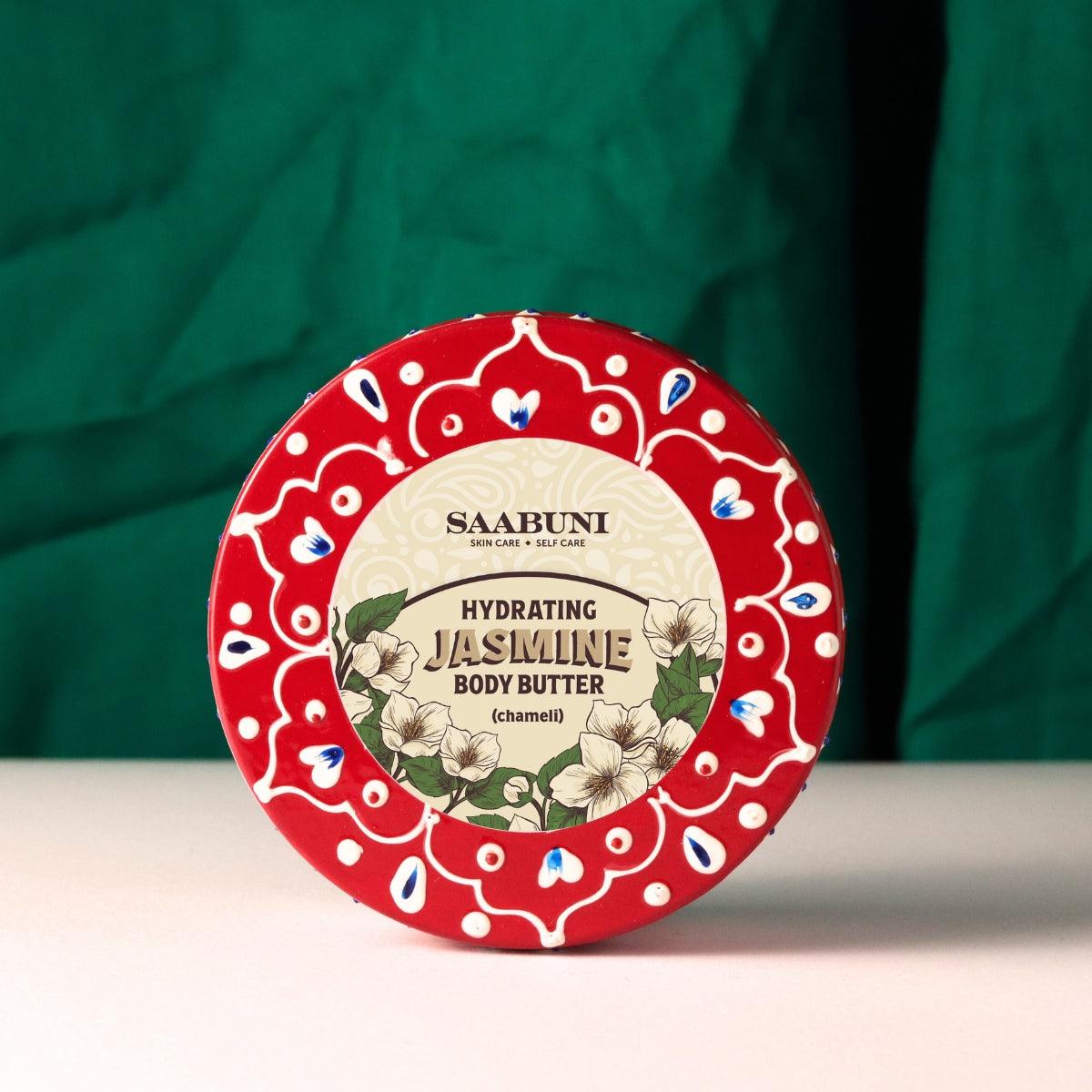 Saabun Soap Jasmine Body Butter Enriched With Jojoba Oil - 100g Saabuni