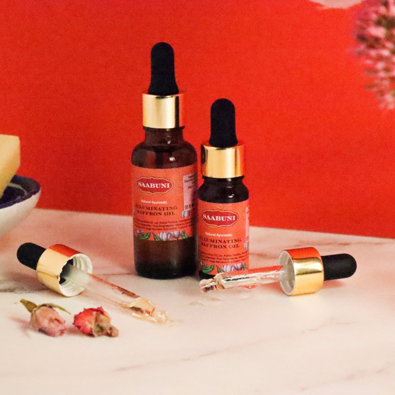 Use the Saffron serum as part of your skincare routine