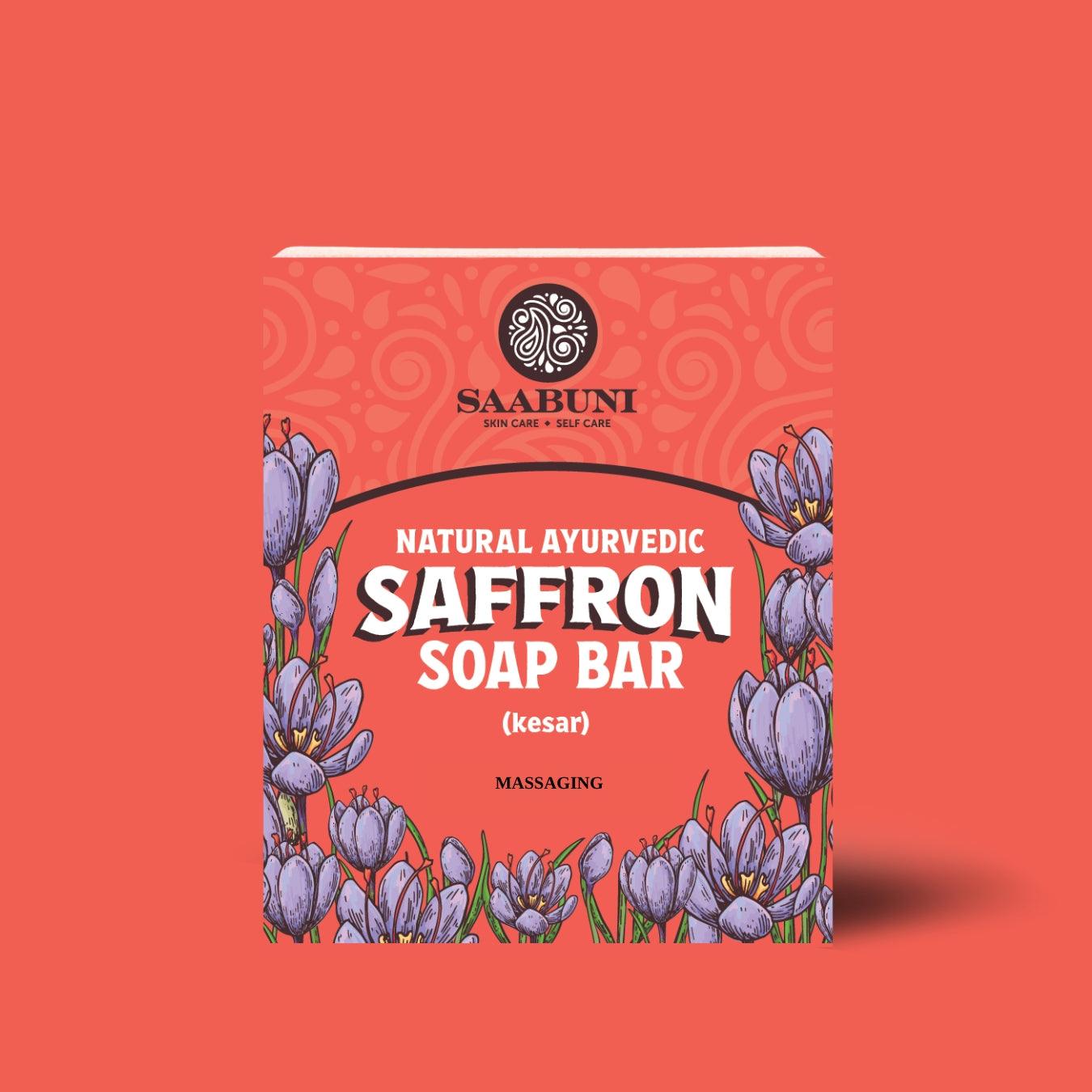 Ayurvedic Saffron Massaging Soap Bar