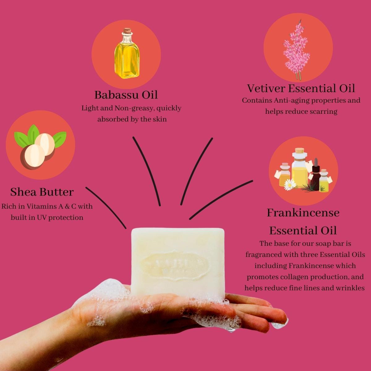 Vetiver Massaging Handmade Soap Bar 